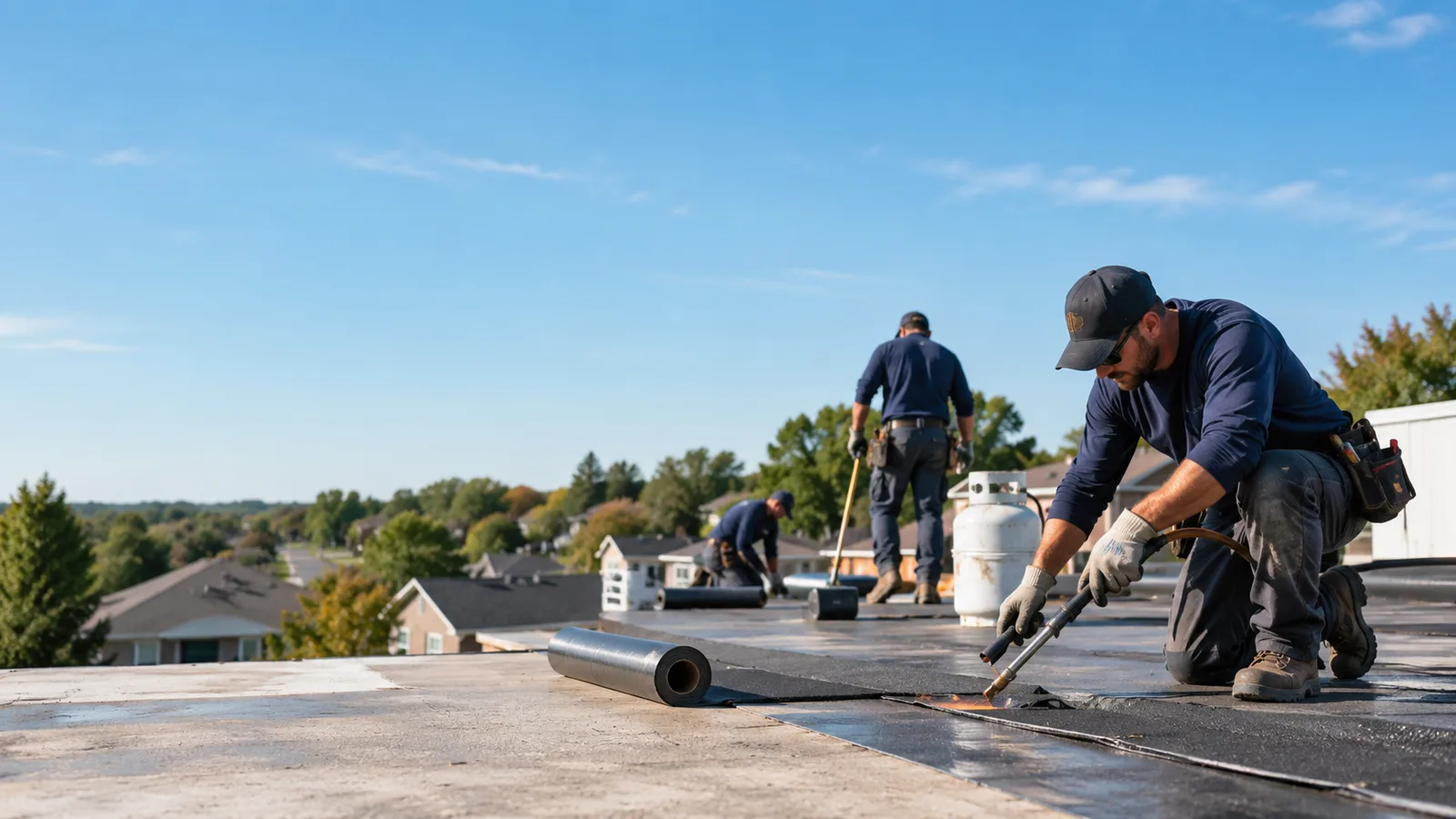 Flat Roof Leak Repair providers in Sidney, IL